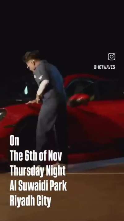 Stanny performing in Saudi.🔥