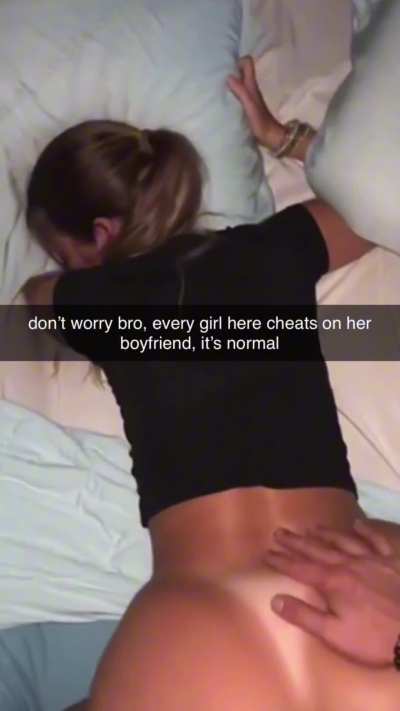 Your girl is a college slut, would you forgive her?