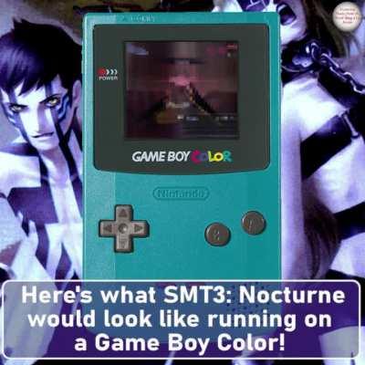 Shin Megami Tensei 3: Nocturne on Game Boy Color