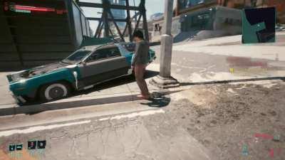 I was trying to figure out why I couldn't get into this particular car...