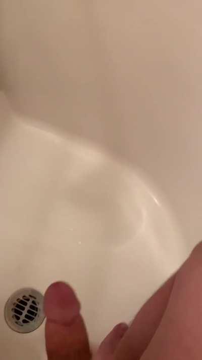 Me cumming in the shower