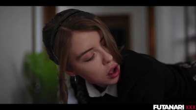 Naughty Schoolgirl Eden Ivy Whipped