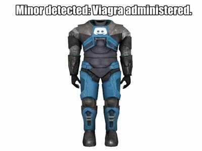 Discord admin's HEV suit be like: