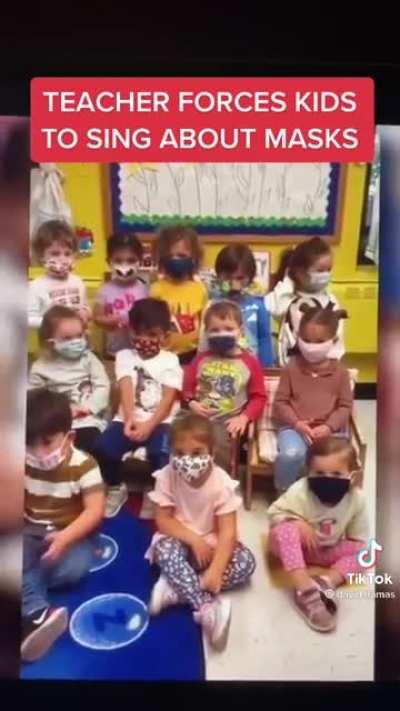 Gotta love far left indoctrination! These kids are being force fed propaganda. Sick.