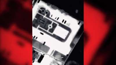 Ukrainian produced Sych fixed wing bomber drone with upgraded anti-EW capabilities striking targets such as fuel depots, ammo depots, personnel, surveillance equipment, etc behind enemy lines. (date and location unknown/ released today by Partyzan group o