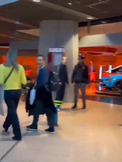 Receiving at airport