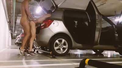 Rear ended in the car park