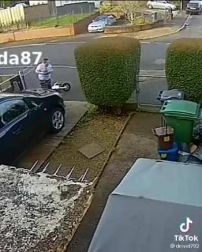 Big boy crashes hard. Volume on.