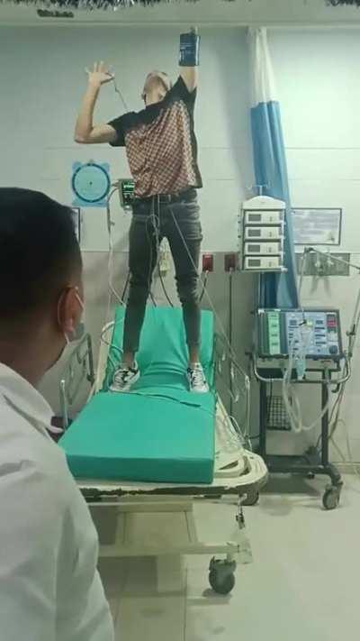 to surf right out of the ER