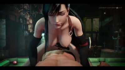 She is doing all the work