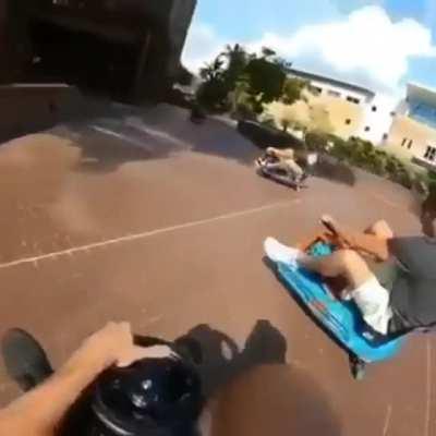 You don't need a hard bonkin'. Karting can help you.