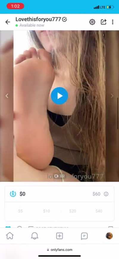 SNEAK peak of my OF 😈💓💦 FREE content for the next 6 subscribers😘