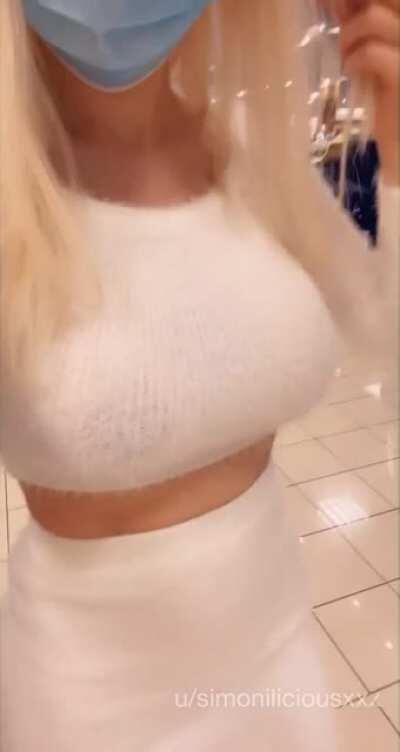 This crop top was more revealing than I thought