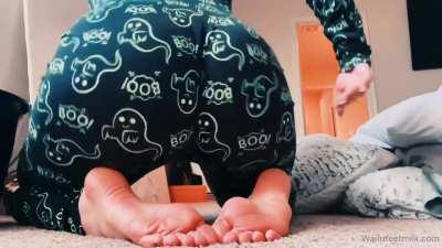 I want these soft soles COVERED 🥛🤫