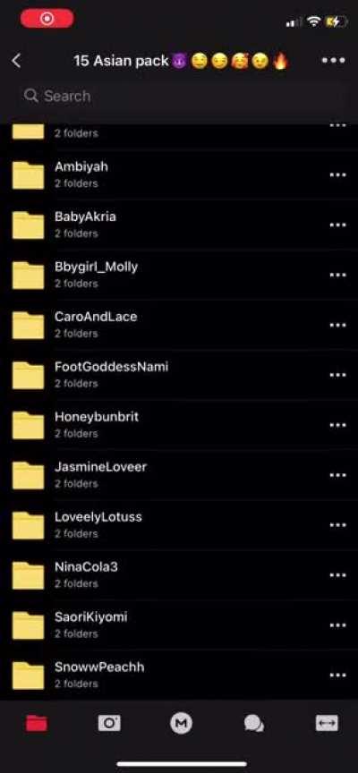 15 ASIAN GIRLS FOLDER PACK🔥🔥Filled with 15 Different Asian girls UPDATED 0n1yfans content even with their pay per view videos ‼️🤤 Message me if you want it 💰💰🤑CHEAP‼️😈🔌