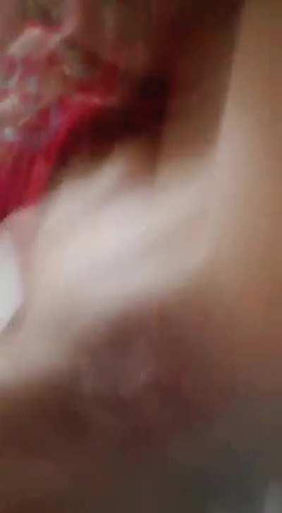 Horny girl spreading her wet cunt