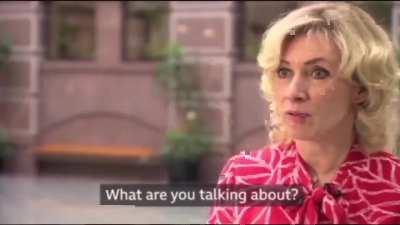 Russia's FM spokesperson: you are a piece of propaganda!
