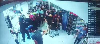 The moment israel bombed a market place full of people