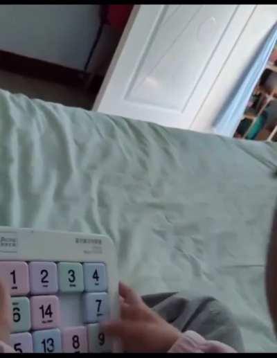 This child is a genius! 