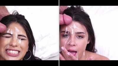 Who got the better facial??