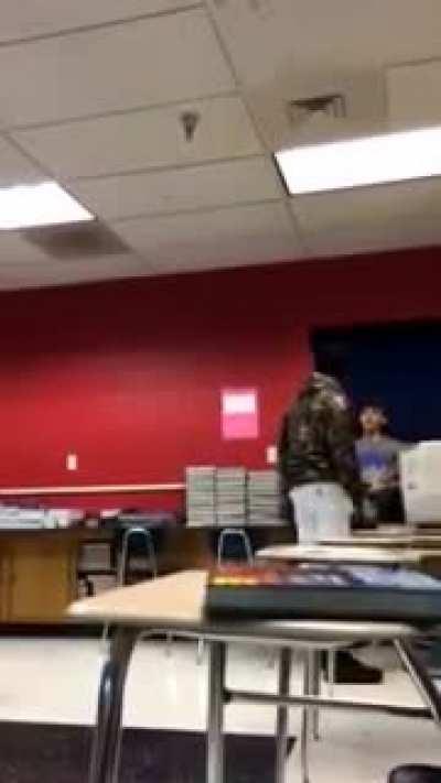 POS bullies and spits on a kid with broken arm.