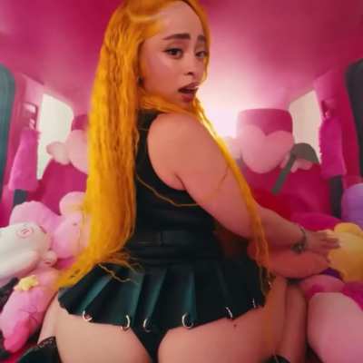 All the car twerking from her newest music video 