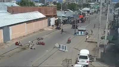 Shootout between government forces and a gunman in Somalia