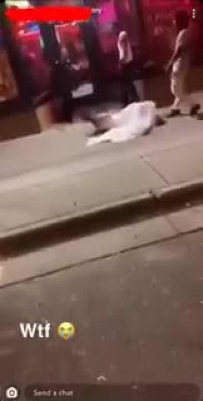 Not how I would want to spend my wedding night.