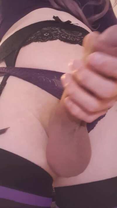 So this is what the view is like when you're about to suck cock 💕