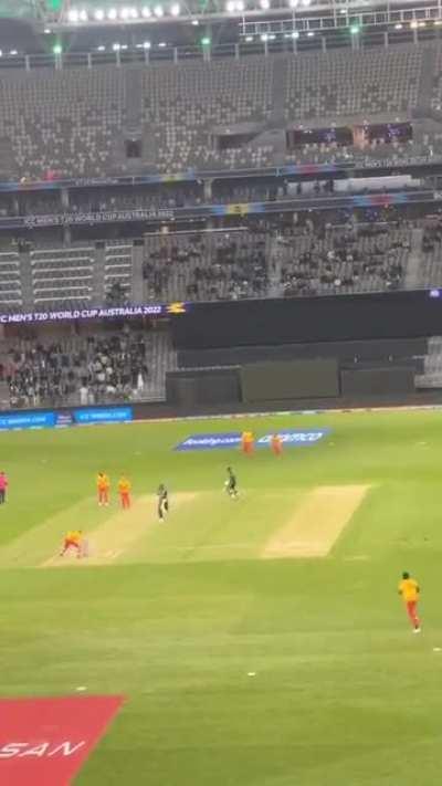 Last ball of Zim v Pak from the crowd