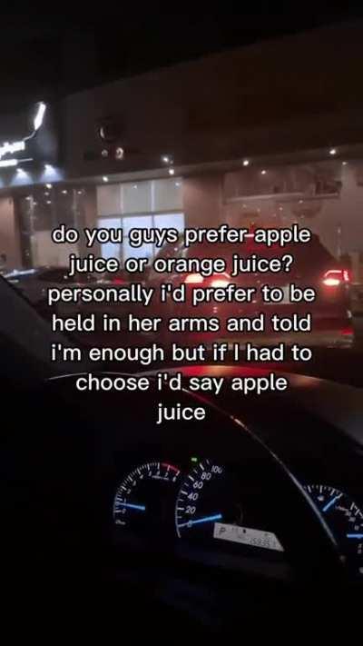 I'm more of a OJ guy myself 