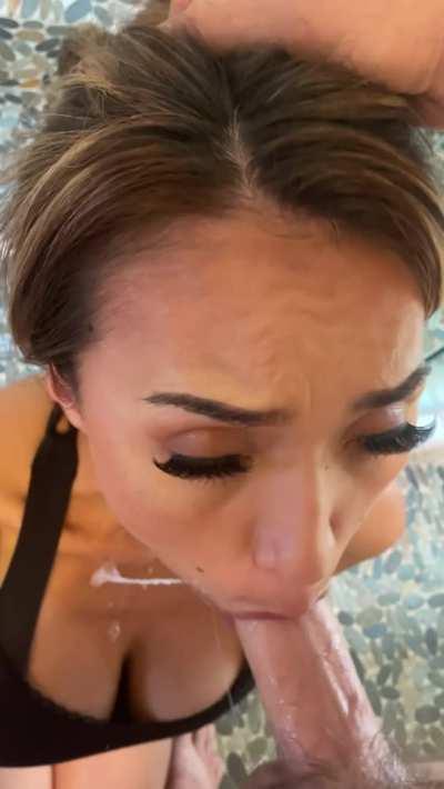 Sloppy deepthroat is my favorite 🤣