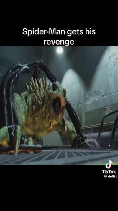 Spider man got his revenge 💀💀