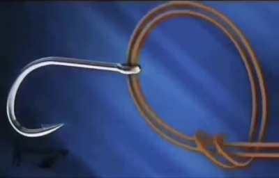 How to make an easy fishing knot