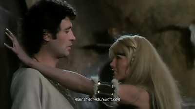 Laurene Landon Kicks, Squeezes, and Hits Various Men in the Balls in Hundra (1983)