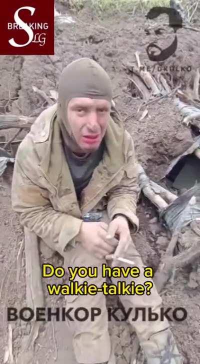 'Surrender, and Live!' -- [Poor SOB is probably the only survivor from his platoon]