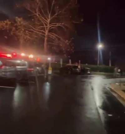 A small aircraft has crashed into high voltage powerlines, causing massive power outages too 80,000 people in Montgomery county MD