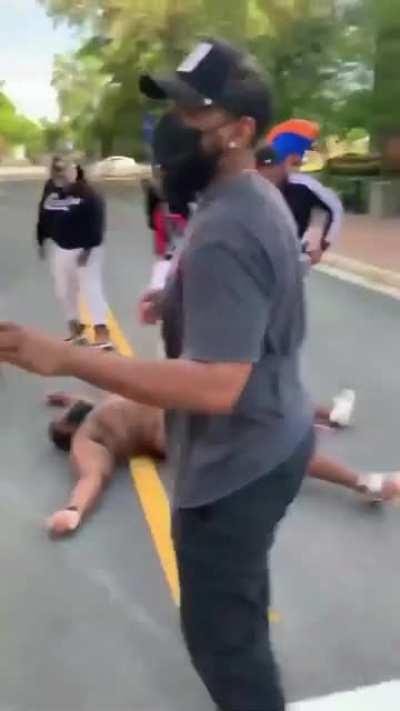 HMFT after I dance battle the mascot