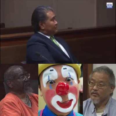 Asian man shows up to court in blackface