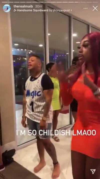 Them cheeks in full effect for daddy🥰🥰