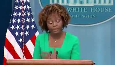 BREAKING: Karine Jean-Pierre announces Kamala Harris is now 