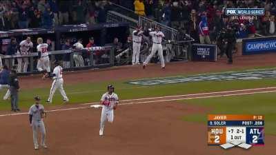 [Highlight] Jorge Soler gives the Braves the lead with a solo shot