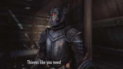 Guard Teaches Thief Girl A Lesson