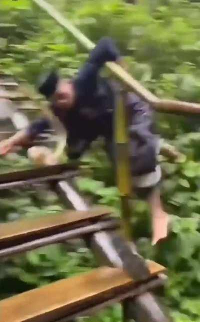 Wet sticks for steps