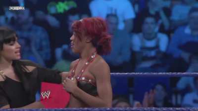 Aksana hugging Alicia Fox