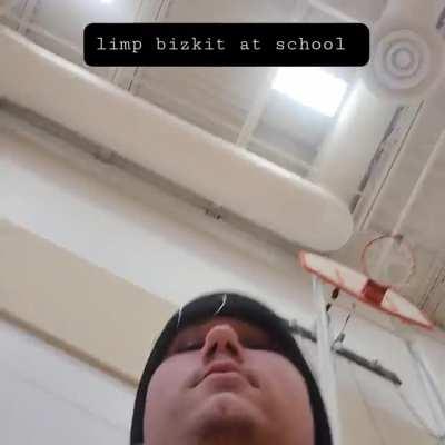 when you get the gym teacher to put on da bizkut