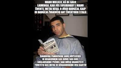 nemeluosiu, dreikas tikrai skaito V. Katunskytės monologą iš 