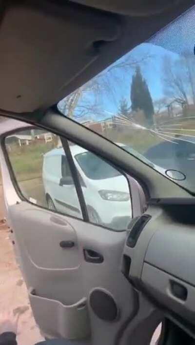 Trying to get in a car while it’s moving