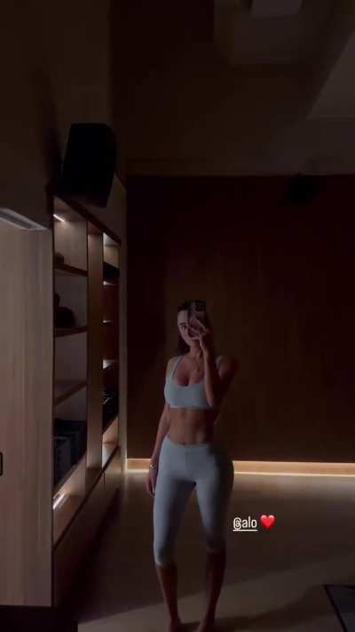 Stassie at Alo Studio - Aug ‘24, IG Story