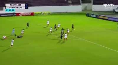 Fast Clube (AM) 1 x [2] Corinthians - Felipe Augusto (gol de solteiros vs casados)